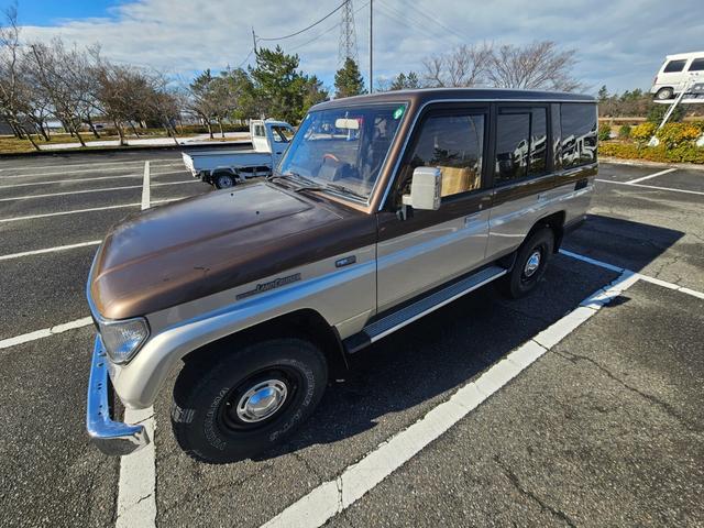 ランドクルーザープラド EX5 ワンオーナー AT パワステ エアコン パワーウインドウ 4WD 四駆切り替え NARDIハンドル(6枚目)