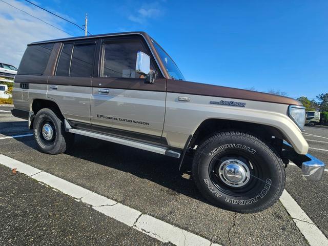 ランドクルーザープラド EX5 ワンオーナー AT パワステ エアコン パワーウインドウ 4WD 四駆切り替え NARDIハンドル(7枚目)