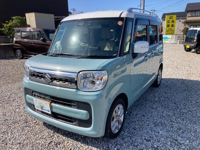 スペーシア ハイブリッドＸ　全国保証２年　ワンオーナー車　ナビ　フルセグ　Ｂｌｕｅｔｏｏｔｈオーディオ　ＣＤ＆ＤＶＤ再生　両側電動スライドドア　アイドリングストップ　シートヒーター　ドライブレコーダー　レーダーブレーキサポート（8枚目）