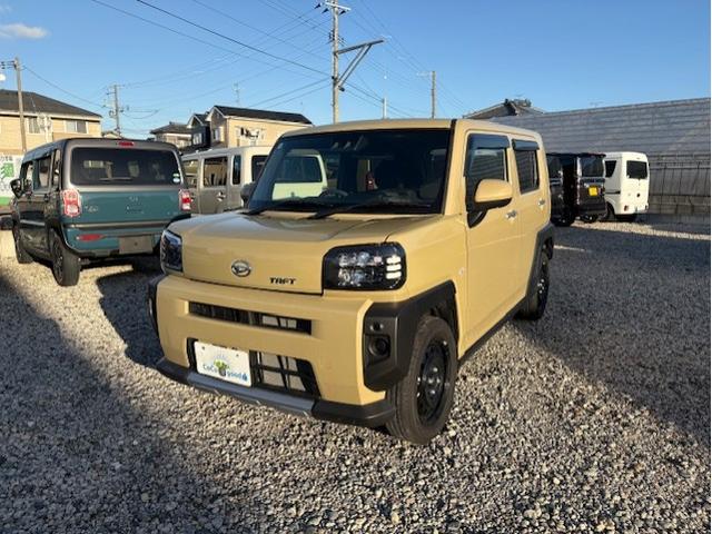 タフト X 4WD 全国保証2年 デイスプレイオーディオ バックカメラ 衝突被害軽減システム オートライト LEDヘッドランプ スマートキー アイドリングストップ 電動格納ミラー サンルーフ 盗難防止システム(8枚目)