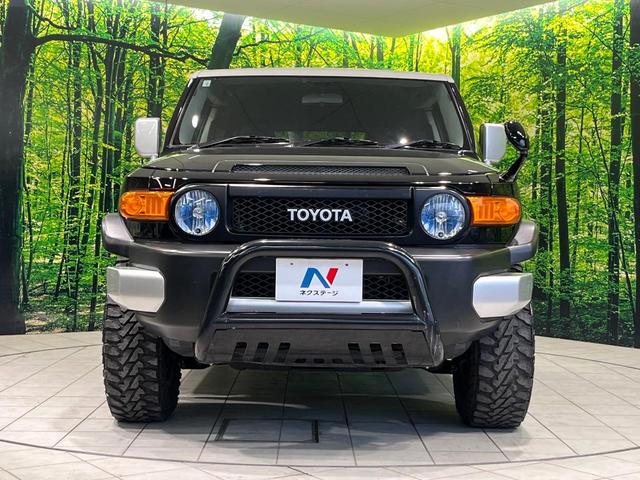 FJクルーザー オフロードパッケージ 4WD SDナビ 寒冷地仕様 フルセグ Bluetooth ETC クルコン リモコンキー ステアリングスイッチ 横滑り防止 プライバシーガラス ヘッドライトレベライザー リアデフロック パワステ(14枚目)