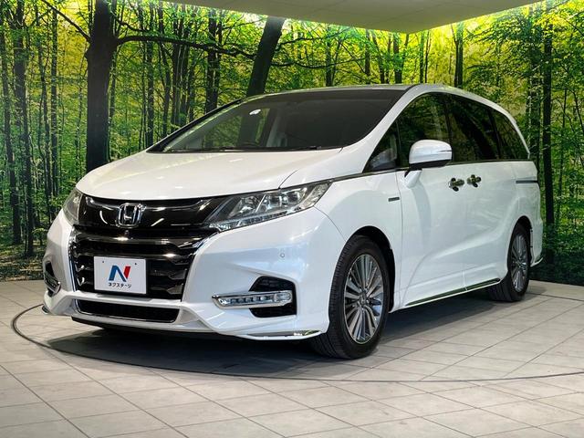 オデッセイハイブリッド ハイブリッドアブソルート・EXホンダセンシング 後席モニター 純正ナビ バックカメラ 衝突軽減 アダプティブクルーズ 両側電動スライドドア Bluetooth フルセグ ETC ドラレコ LEDヘッド・フォグ リアオートエアコン 革巻きステアリング(58枚目)