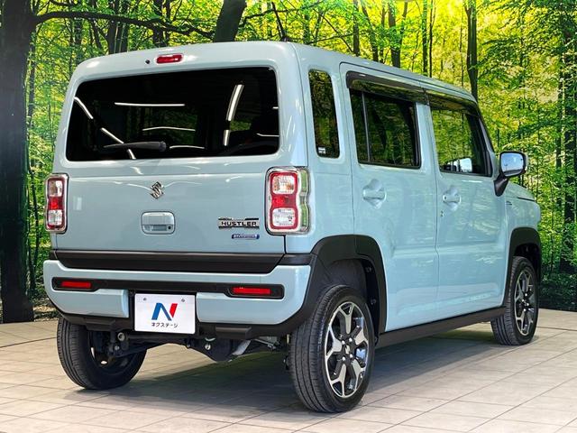 ハスラー ハイブリッドX 4WD SDナビ バックカメラ 衝突軽減 Bluetooth フルセグ LEDヘッド 革巻きステアリング パーソナルテーブル オートライト オートエアコン バニティミラー プッシュスタート ステリモ(17枚目)