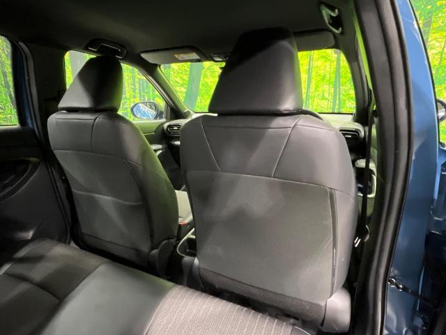 ヤリスクロス ハイブリッドZ 4WD メーカー8インチディスプレイオーディオ ブラインドスポットモニター 寒冷地仕様 全周囲カメラ 衝突軽減 レーダークルーズ LEDヘッド 革巻きステアリング パワーシート シートヒーター(32枚目)