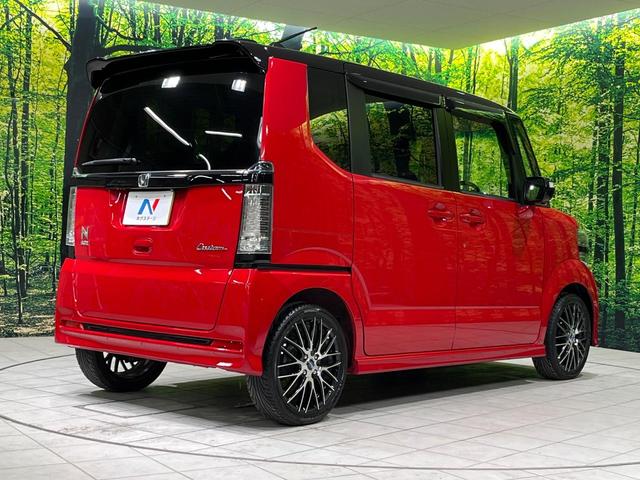 N-BOXカスタム 2トーンカラースタイル G・ターボLパッケージ SDナビ バックカメラ 両側パワスラ Bluetooth ETC ドラレコ HIDヘッド オートライト オートエアコン クルーズコントロール アイドリングストップ 電動格納ミラー パワーウィンドウ(17枚目)