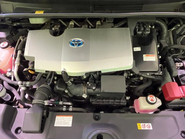 プリウス Sセーフティプラス 4WD SDナビ バックカメラ 衝突軽減 ETC Bluetooth ドラレコ 革巻きステアリング LEDヘッド オートエアコン オートライト 電動格納ミラー バニティミラー プッシュスタート(18枚目)