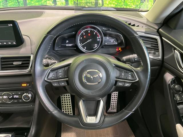 アクセラスポーツ 15XD Lパッケージ ターボ 純正ナビ バックカメラ 衝突軽減 ETC フルセグ レーダークリーズ Bluetooth LEDヘッド 革巻きステアリング オートエアコン オートライト プッシュスタート ステリモ キーレス(11枚目)