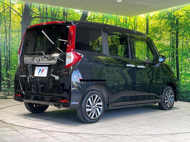 ルーミー カスタムG 4WD フリップダウンモニター 寒冷地仕様 メモリーナビ バックカメラ 衝突軽減 両側パワースライドドア LEDヘッド 革巻きステアリング シートヒーター オートライト プッシュスタート クルコン(17枚目)