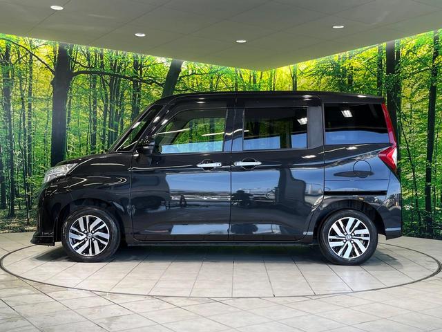 ルーミー カスタムG 4WD フリップダウンモニター 寒冷地仕様 メモリーナビ バックカメラ 衝突軽減 両側パワースライドドア LEDヘッド 革巻きステアリング シートヒーター オートライト プッシュスタート クルコン(25枚目)