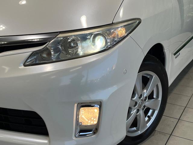 エスティマハイブリッド G 4WD フリップダウンモニター 純正8インチナビ バックカメラ ETC ドラレコ 両側パワースライドドア パワーバックドア LEDヘッド 革巻きステアリング クルコン プッシュスタート スマートキー(13枚目)