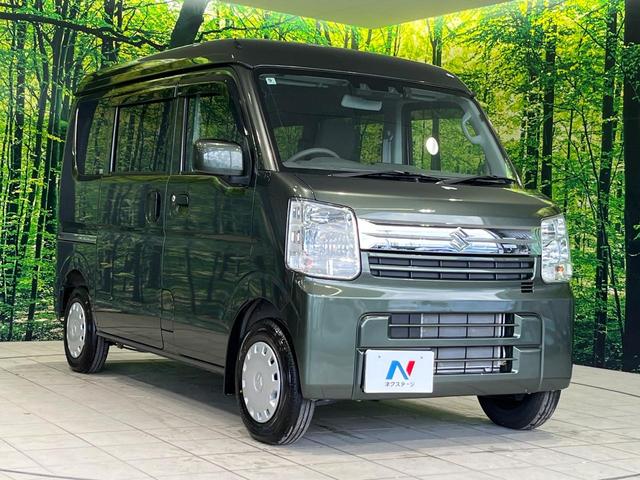 エブリイ ジョイン 4WD 純正ナビ 衝突軽減 Bluetooth フルセグ ドラレコ ETC オートライト リモコンキー スライドドア 横滑り防止 電動格納ミラー プライバシーガラス シートバックポケット(16枚目)