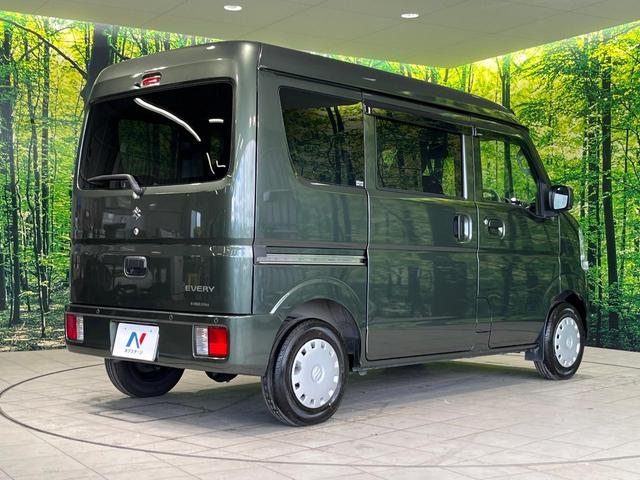 エブリイ ジョイン 4WD 純正ナビ 衝突軽減 Bluetooth フルセグ ドラレコ ETC オートライト リモコンキー スライドドア 横滑り防止 電動格納ミラー プライバシーガラス シートバックポケット(17枚目)