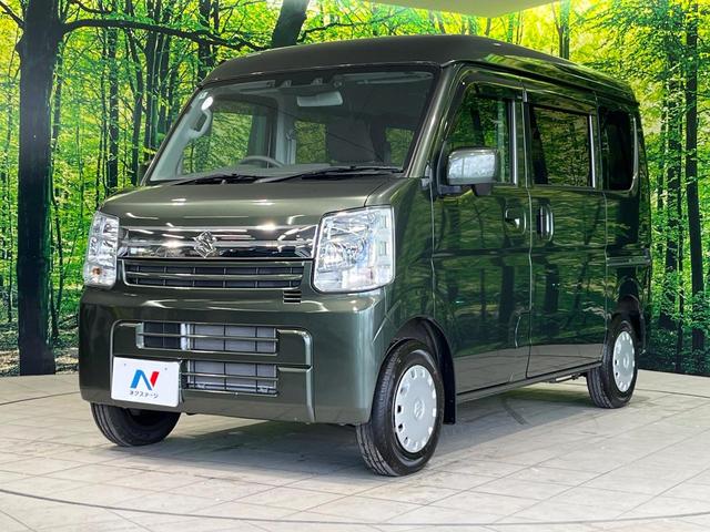 エブリイ ジョイン 4WD 純正ナビ 衝突軽減 Bluetooth フルセグ ドラレコ ETC オートライト リモコンキー スライドドア 横滑り防止 電動格納ミラー プライバシーガラス シートバックポケット(50枚目)