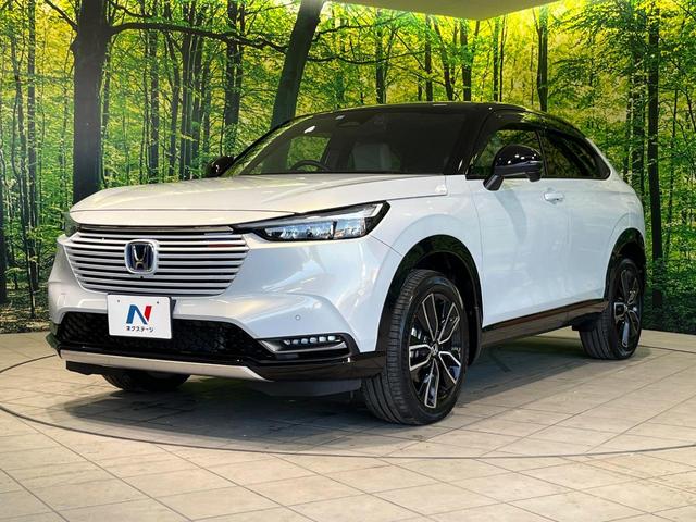 ヴェゼル ｅ：ＨＥＶ　ＰＬａＹ　ガラスルーフ　純正９型ナビ　全周囲カメラ　衝突軽減　アダプティブクルーズ　パワーバックドア　寒冷地仕様　フルセグ　Ｂｌｕｅｔｏｏｔｈ　ＥＴＣ　ドラレコ　シートヒーター　ＬＥＤヘッド　パドルシフト（57枚目）