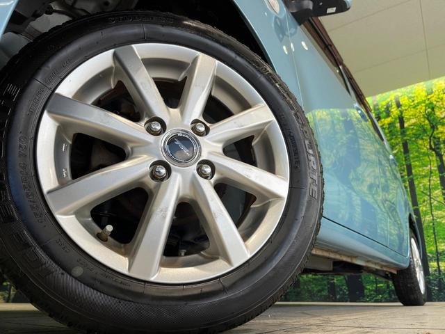 【１４インチアルミホイール】外観にマッチしたアルミホイールを装着しております。各種アルミホイールや、スタッドレスタイヤも取扱いしております。是非ご相談ください♪