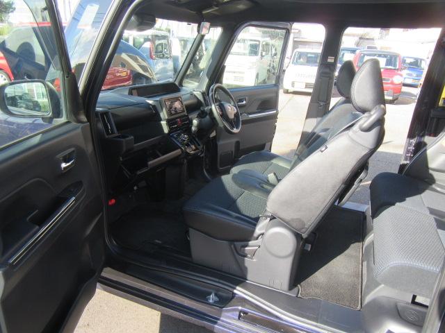 タント カスタムX 後期型 ハーフレザーシート スマートアシスト シートヒーター サイドエアバッグ シートエアバッグ 両側パワースライドドア(22枚目)