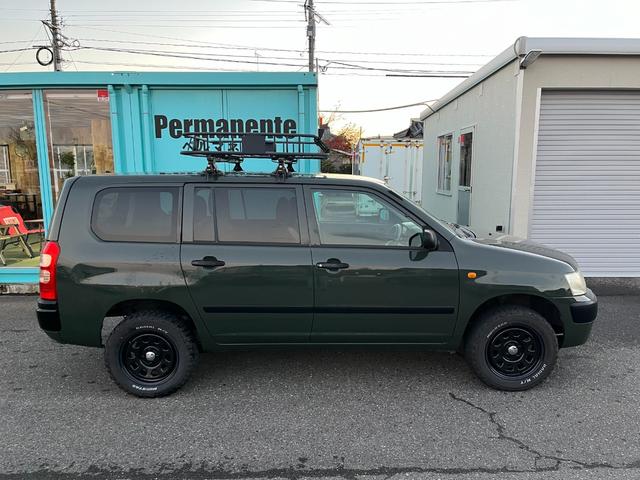 サクシードワゴン ＴＸ　Ｇパッケージリミテッド　グリーン全塗装・マット仕上・ＭＴタイヤ・ナビ・ＴＶ・ＥＴＣ・電動格納ミラー・ルーフラック・レザーシートカバー（2枚目）