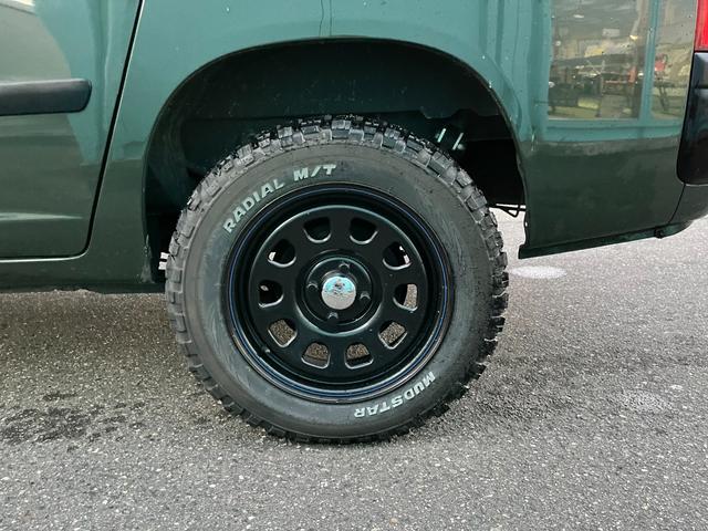 サクシードワゴン ＴＸ　Ｇパッケージリミテッド　グリーン全塗装・マット仕上・ＭＴタイヤ・ナビ・ＴＶ・ＥＴＣ・電動格納ミラー・ルーフラック・レザーシートカバー（19枚目）