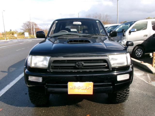 ハイラックスサーフ SSR-Xリミテッド ワイド 2インチリフトアップ 社外マフラー ナビバックカメラ TV 4WD 社外17インチアルミホイールマッドタイヤ キーレスX2(4枚目)