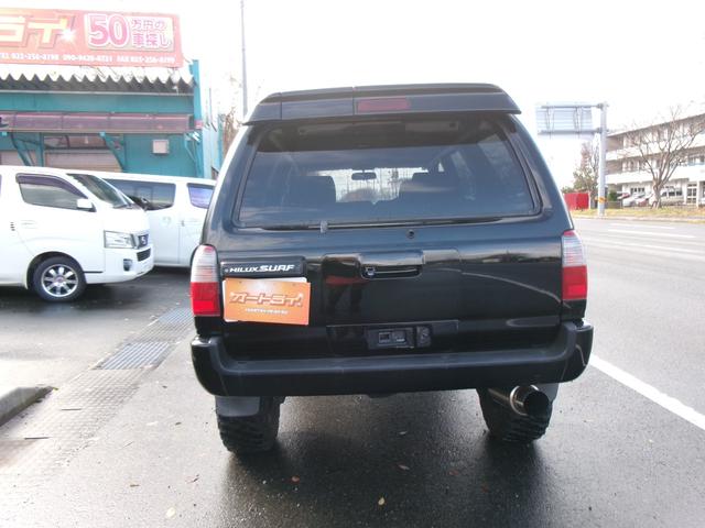 ハイラックスサーフ SSR-Xリミテッド ワイド 2インチリフトアップ 社外マフラー ナビバックカメラ TV 4WD 社外17インチアルミホイールマッドタイヤ キーレスX2(19枚目)