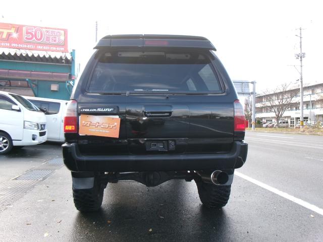 ハイラックスサーフ SSR-Xリミテッド ワイド 2インチリフトアップ 社外マフラー ナビバックカメラ TV 4WD 社外17インチアルミホイールマッドタイヤ キーレスX2(20枚目)