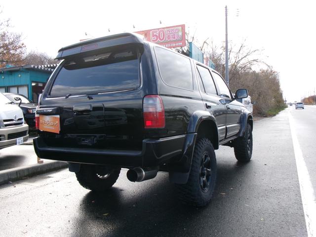 ハイラックスサーフ SSR-Xリミテッド ワイド 2インチリフトアップ 社外マフラー ナビバックカメラ TV 4WD 社外17インチアルミホイールマッドタイヤ キーレスX2(21枚目)