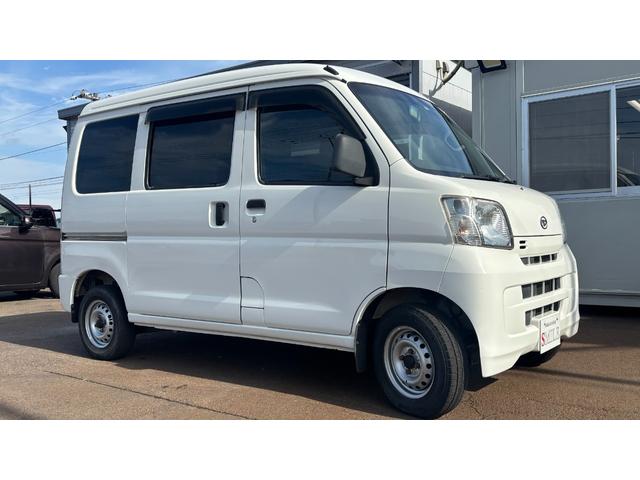 ハイゼットカーゴ DX 車検整備2年付き 切替4WD 両側スライド フロントパワーウィンドウ ダブルエアバック キーレスリモコン エアバック パワステ エアコン純正オーディオ(3枚目)