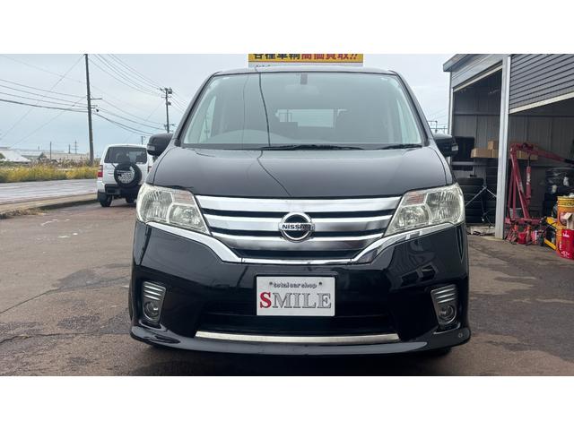 セレナ ハイウェイスター　Ｓ－ハイブリッド　車検整備２年付　ＡＳＴＯＰ　スマートキー　地デジテレビ　電格ミラー　Ｗエアコン　ＳＤ　衝突安全ボディ　寒冷地仕様　３列シート　フルフラットシート　オートクルーズ　セキュリティ　ウォークスルー　Ｂカメラ（2枚目）