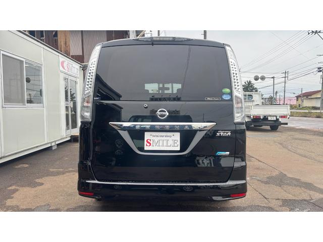 セレナ ハイウェイスター　Ｓ－ハイブリッド　車検整備２年付　ＡＳＴＯＰ　スマートキー　地デジテレビ　電格ミラー　Ｗエアコン　ＳＤ　衝突安全ボディ　寒冷地仕様　３列シート　フルフラットシート　オートクルーズ　セキュリティ　ウォークスルー　Ｂカメラ（6枚目）