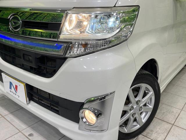 タント カスタムX トップエディションSA 4WD 電動スライドドア バックカメラ 衝突被害軽減システム 禁煙車 ハーフレザーシート スマートキー LEDヘッド オートライト オートエアコン 純正14インチアルミ CD 地デジ 盗難防止装置(12枚目)