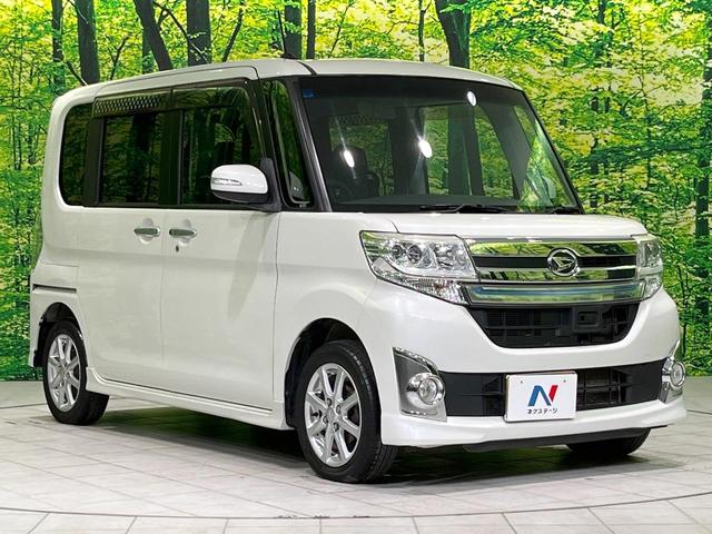 タント カスタムX トップエディションSA 4WD 電動スライドドア バックカメラ 衝突被害軽減システム 禁煙車 ハーフレザーシート スマートキー LEDヘッド オートライト オートエアコン 純正14インチアルミ CD 地デジ 盗難防止装置(16枚目)