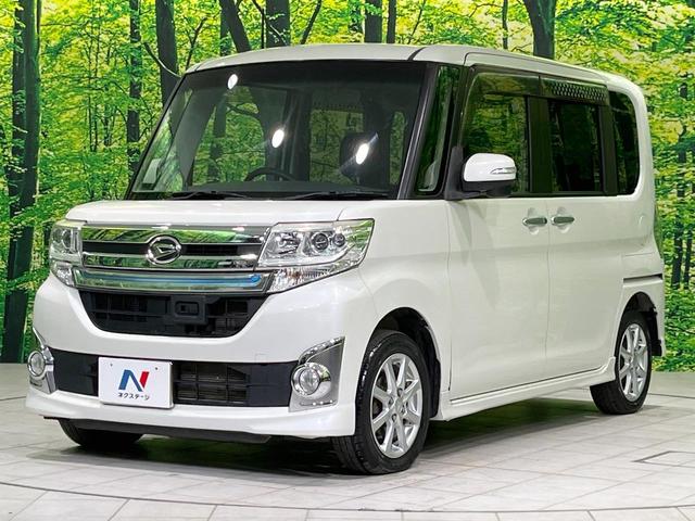 タント カスタムX トップエディションSA 4WD 電動スライドドア バックカメラ 衝突被害軽減システム 禁煙車 ハーフレザーシート スマートキー LEDヘッド オートライト オートエアコン 純正14インチアルミ CD 地デジ 盗難防止装置(57枚目)