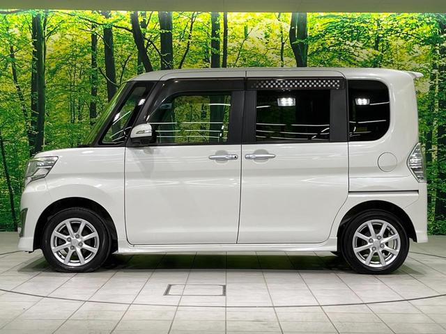 タント カスタムX トップエディションSA 4WD 電動スライドドア バックカメラ 衝突被害軽減システム 禁煙車 ハーフレザーシート スマートキー LEDヘッド オートライト オートエアコン 純正14インチアルミ CD 地デジ 盗難防止装置(58枚目)