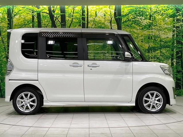 タント カスタムX トップエディションSA 4WD 電動スライドドア バックカメラ 衝突被害軽減システム 禁煙車 ハーフレザーシート スマートキー LEDヘッド オートライト オートエアコン 純正14インチアルミ CD 地デジ 盗難防止装置(60枚目)