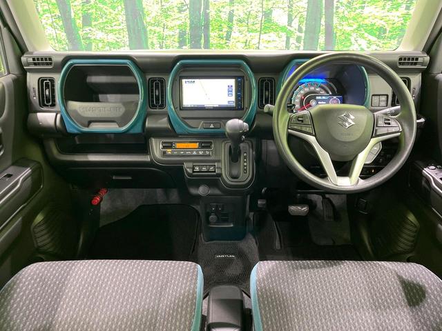 ハスラー ハイブリッドG 4WD バックカメラ Bluetooth SDナビ 衝突被害軽減システム レーダークルーズ 禁煙車 コーナーセンサー ビルトインETC 車線逸脱警報 オートライト オートエアコン 純正15インチアルミ(2枚目)