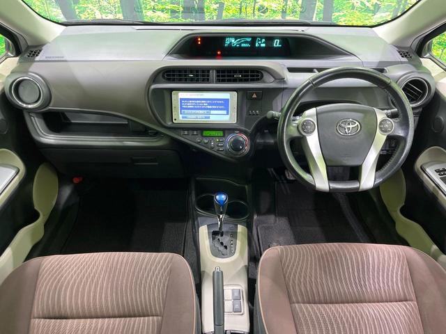 アクア G 禁煙車 SDナビ バックカメラ ドラレコ スマートキー HIDヘッド ETC オートライト オートエアコン Bluetooth CD 地デジ(2枚目)