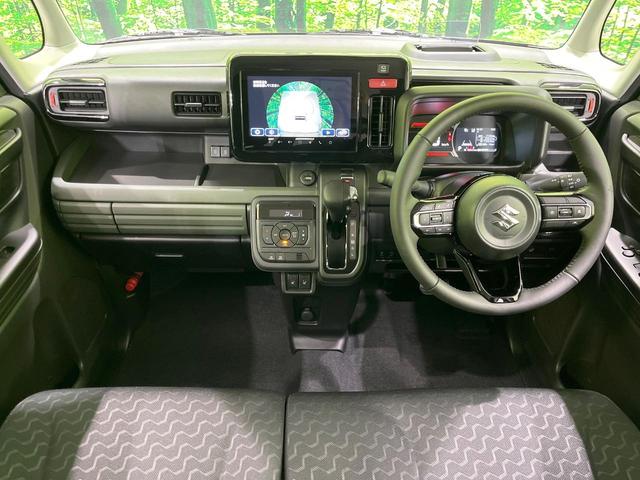 スペーシアギア ハイブリッドXZ 禁煙車 セーフティサポート 純正ナビ 全周囲カメラ 両側パワースライドドア シートヒーター レーダークルーズ レーンアシスト LEDヘッド Bluetooth フルセグ スマートキー オートエアコン(2枚目)