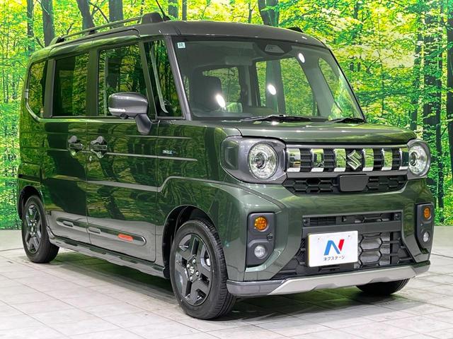 スペーシアギア ハイブリッドXZ 禁煙車 セーフティサポート 純正ナビ 全周囲カメラ 両側パワースライドドア シートヒーター レーダークルーズ レーンアシスト LEDヘッド Bluetooth フルセグ スマートキー オートエアコン(16枚目)