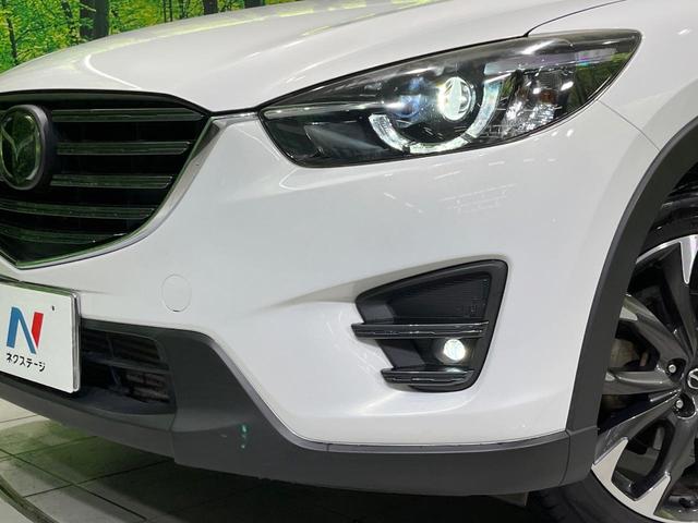 CX-5 XD Lパッケージ 純正ナビ バックカメラ 禁煙車 黒革シート 前席パワーシート 前席シートヒーター ドラレコ LEDヘッド ビルトインETC クルコン 車線逸脱警報 オートエアコン 純正19インチアルミ(13枚目)
