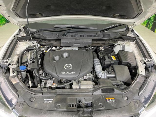 CX-5 XD Lパッケージ 純正ナビ バックカメラ 禁煙車 黒革シート 前席パワーシート 前席シートヒーター ドラレコ LEDヘッド ビルトインETC クルコン 車線逸脱警報 オートエアコン 純正19インチアルミ(19枚目)