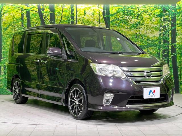 セレナ ハイウェイスター Vセレクション 両側電動スライドドア 純正SDナビ 後席モニター バックカメラ 禁煙車 スマートキー HIDヘッド ビルトインETC クルコン オートライト オートエアコン リアエアコン Bluetooth CD(16枚目)