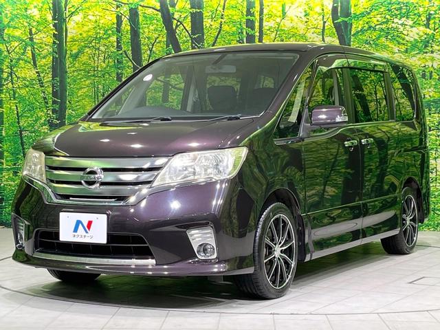 セレナ ハイウェイスター Vセレクション 両側電動スライドドア 純正SDナビ 後席モニター バックカメラ 禁煙車 スマートキー HIDヘッド ビルトインETC クルコン オートライト オートエアコン リアエアコン Bluetooth CD(28枚目)