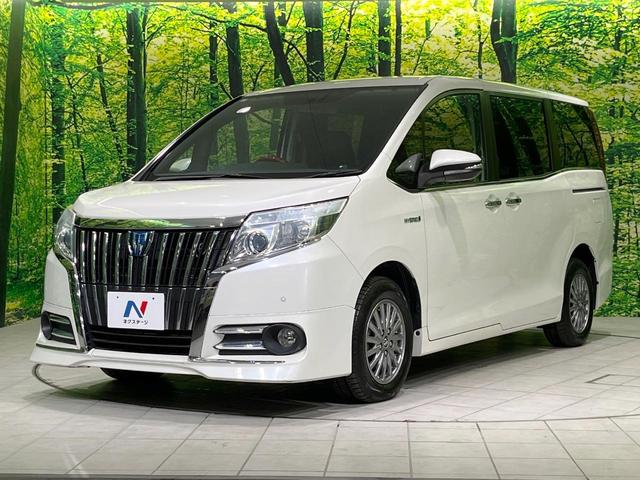 エスクァイア ハイブリッドＧｉ　両側電動スライド　純正９型ナビ　バックカメラ　衝突被害軽減システム　禁煙車　ハーフレザーシート　クルコン　ＬＥＤヘッド　ビルトインＥＴＣ　オートライト　オートエアコン　純正１５インチアルミ（27枚目）