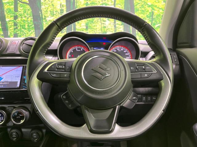 スイフト ハイブリッドRS 4WD 純正SDナビ 衝突被害軽減システム レーダークルーズ 禁煙車 コーナーセンサー スマートキー LEDヘッド ビルトインETC Bluetooth接続 オートエアコン 純正16インチアルミ(9枚目)