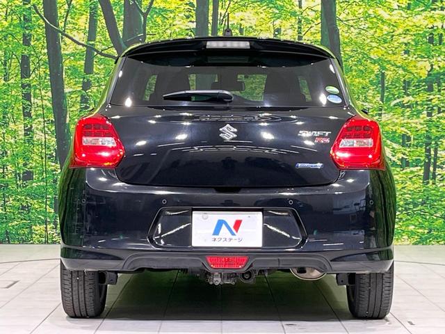 スイフト ハイブリッドRS 4WD 純正SDナビ 衝突被害軽減システム レーダークルーズ 禁煙車 コーナーセンサー スマートキー LEDヘッド ビルトインETC Bluetooth接続 オートエアコン 純正16インチアルミ(16枚目)