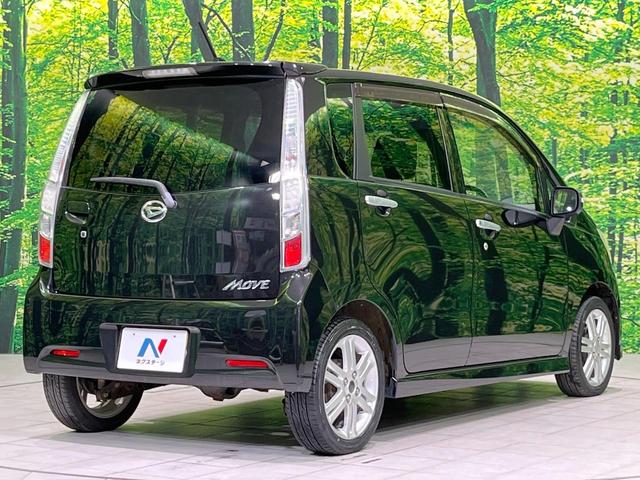 ムーヴ カスタム RS 4WD 禁煙車 ターボ スマートキー HIDヘッド ETC オートライト オートエアコン 純正15インチアルミ CDオーディオ(18枚目)