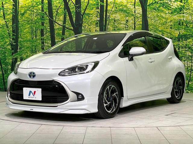 アクア Z 純正10.5インチディスプレイオーディオ モデリスタエアロ バックカメラ 衝突被害軽減システム 100V電源 レーダークルーズ 禁煙車 コーナーセンサー LEDヘッド ETC モデリスタ15インチAW(28枚目)