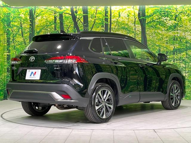 カローラクロス ハイブリッド Z 4WD 純正10.5インチディスプレイオーディオ 全周囲カメラ 寒冷地仕様 レーダークルーズ 禁煙車 電動リアゲート ハーフレザーシート パワーシート ドラレコ コーナーセンサー LEDヘッド(18枚目)