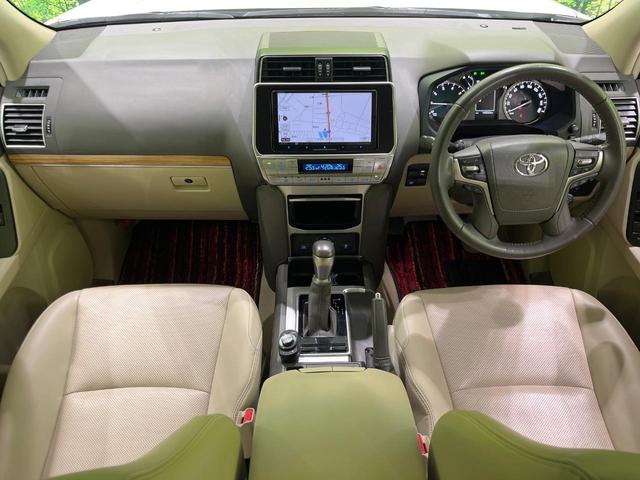 ランドクルーザープラド TX Lパッケージ 4WD MODELLISTAエアロ サンルーフ 9型ナビ バックカメラ 寒冷地仕様 レーダークルーズ 禁煙車 前席シートエアコン 前席シートヒーター 前席パワーシート レザー調シート(2枚目)