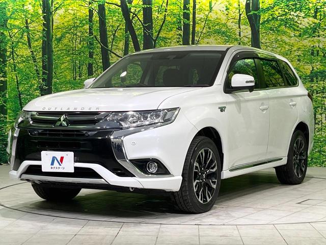 アウトランダーPHEV Gリミテッドエディション 4WD 純正SDナビ バックカメラ 衝突被害軽減システム レーダークルーズ 禁煙車 ハーフレザーシート パワーシート シートヒーター ドラレコ コーナーセンサー LEDヘッド ETC オートハイビーム(27枚目)